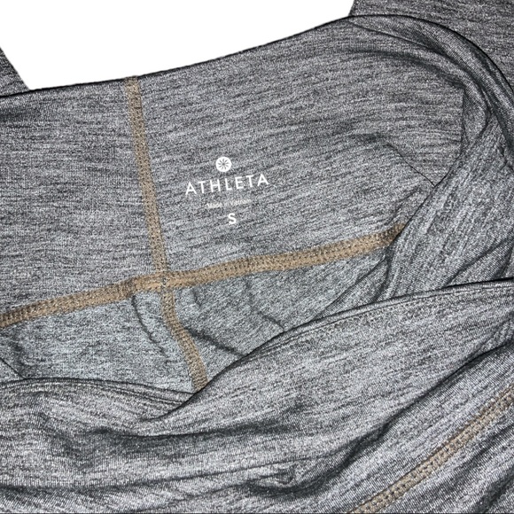 ATHLETA High Belly Chaturanga Leggings Maternity Heather Gray, Size Small - Picture 7 of 10